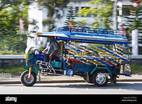 Tuk Tuk in Luang Prabang, Laos Stock Photo - Alamy