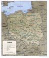 Poland - Poland Physical Map 1997 | Gifex