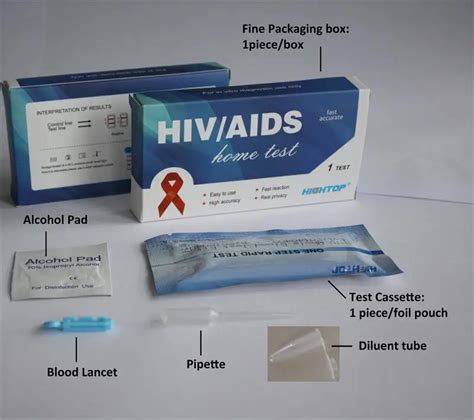 Hiv 1+2 Rapid Test Kits Whole Blood For Home Use,Self Testing Kits - Buy Hiv 1+2 Rapid Test,In ...