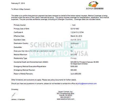 Travel Insurance For Visa Application Process - Schengen Visa Travels