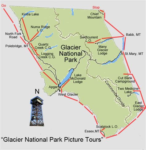 Glacier National Park Picture Tours