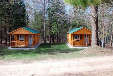 Cabin Rentals at River View Campground & Canoe Livery : Rifle River, Sterling Michigan