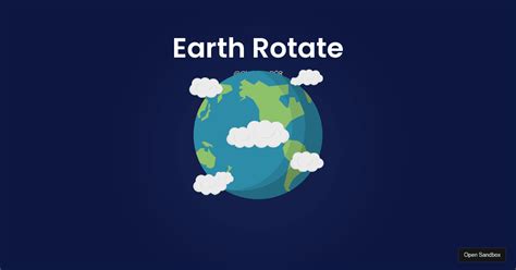 Animation Earth - Codesandbox