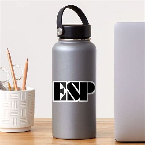 "ESP Guitars Logo Merchandise Essential Copy" Sticker by mackieflevalyn | Redbubble