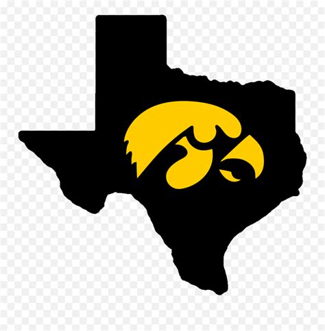 Iowa Hawkeyes Clipart 53866 Usbdata - Iowa Hawkeyes Texas Emoji,Alaska ...