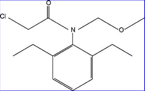 Alachlor chemical structure. | Download Scientific Diagram