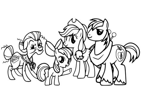 Cheerilee My Little Pony Coloring Page - Free Printable Coloring Pages for Kids