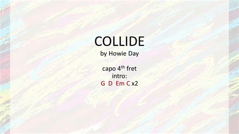 Collide by Howie Day – easy acoustic chords and lyryics | Guitar Techniques and Effects