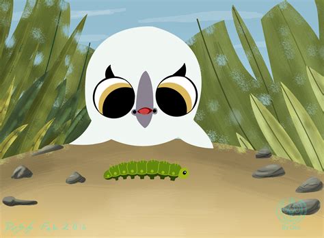 Puffin Rock - Baba and caterpilla by Leeanix on DeviantArt