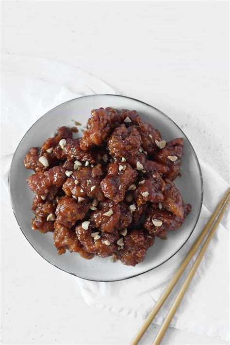 Soy Garlic Korean Fried Chicken - Dakgangjeong (Extra Crunchy) - That ...