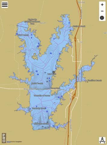 Rend Lake (Fishing Map : US_UB_IL_00416524) | Nautical Charts App