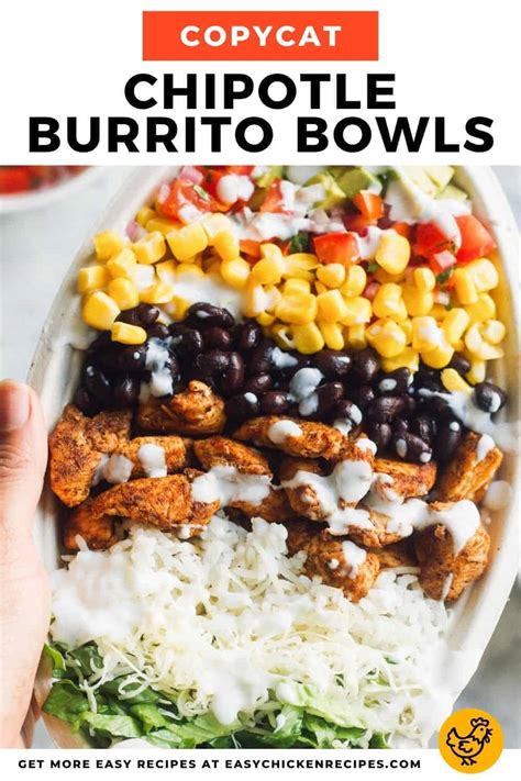 Chicken Burrito Bowl Recipe (Chipotle Copycat) - Easy Chicken Recipes (HOW TO VIDEO)