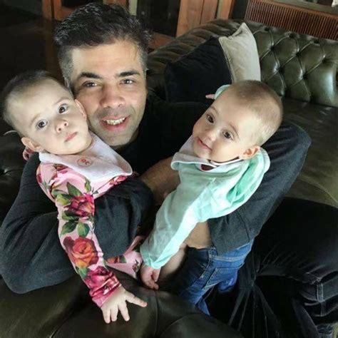 Bollywood Star Kids: Karan Johar With his Adorable twins Yash and Roohi ...