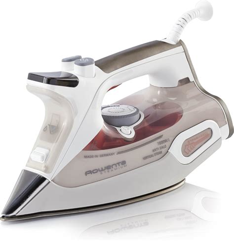 Rowenta DW9081 Steamium 1800-Watt Professional Steam Iron with LCD screen Stainless Steel ...