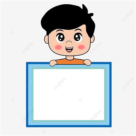 Name Tags PNG Transparent, Boy Name Tag, Signs, Boy, Cartoon PNG Image ...