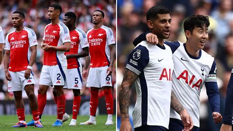 Arsenal and Spurs forced into unprecedented kit change for North London ...