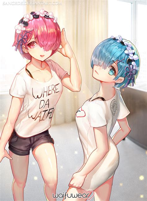 :: Re:Zero Rem and Ram :: by Sangrde on DeviantArt