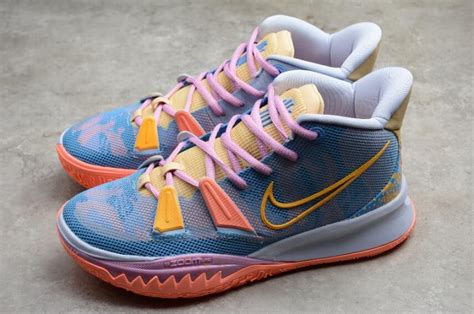 Nike Kyrie 7 EP Pink Lake Blue Yellow DC0588-003