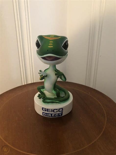 Geico Gecko Bobblehead Geico Direct Advertisement Collectible | #2040035841