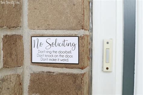 No Soliciting Signs For Home | Review Home Co