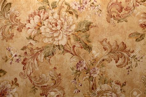 Vintage wallpaper with baroque floral pattern | Victorian wallpaper, Vintage wallpaper, Online ...