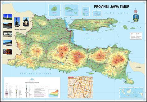 15+ East Java Map