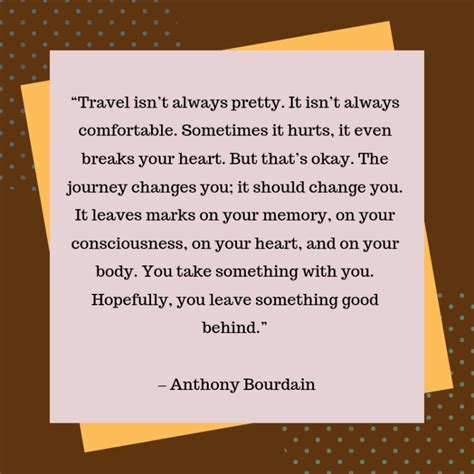 Anthony Bourdain Quotes Travel Isn't Always Pretty | BlackTieUpdate