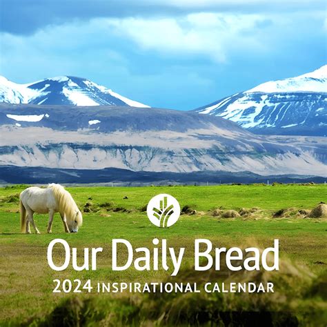 Free 2024 Our Daily Bread Inspirational Calendar | Free Samples by MAIL, Freebies, Free Stuff