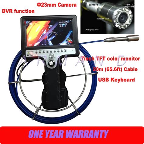 Handheld Pipe Drain Inspection Camera 8GB SD card 710DNK SCJ underground Pipeline Inspection ...