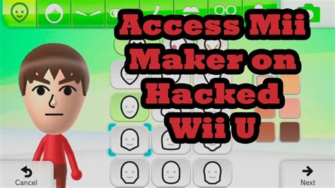 How to Access Mii Maker on Homebrewed Wii U (Tiramisu) - YouTube