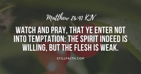 97 Bible Verses about Temptation (KJV) | StillFaith