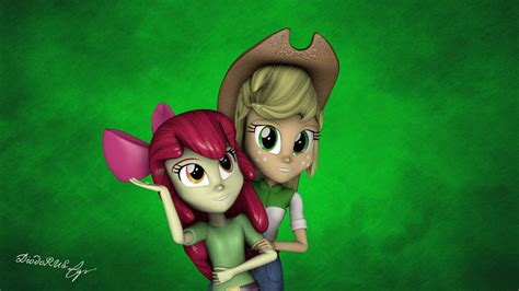 Applejack and Apple Bloom by Diod0RUS on DeviantArt