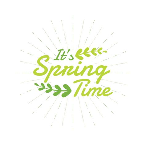 Spring logo design vector. 21959747 Vector Art at Vecteezy