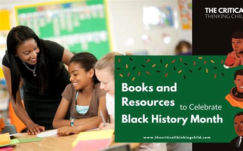 Books to Celebrate Black History Month - The Critical Thinking Child