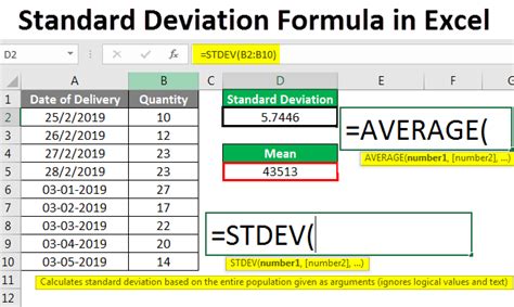 Standard Deviation Formula in Excel | How to Calculate STDEV in Excel?