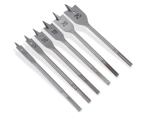 6pcs 10-25mm Wood Flat Drill Bits | GearVita