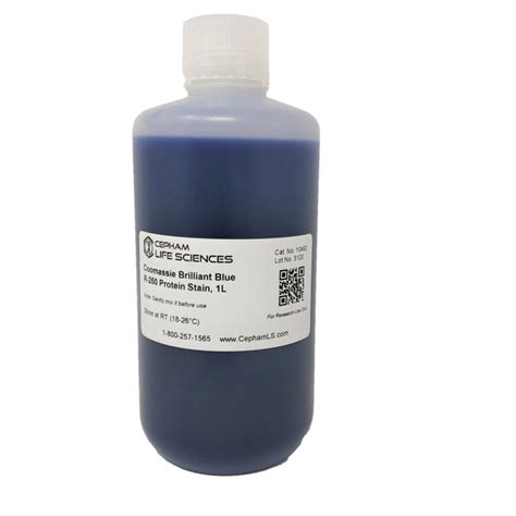 Coomassie Brilliant Blue R-250 Protein Stain - Cepham Life Sciences Research Products