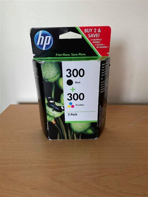 Genuine HP 300 Black & Colour Combo Pack Ink for Deskjet F4580 F2480 ...