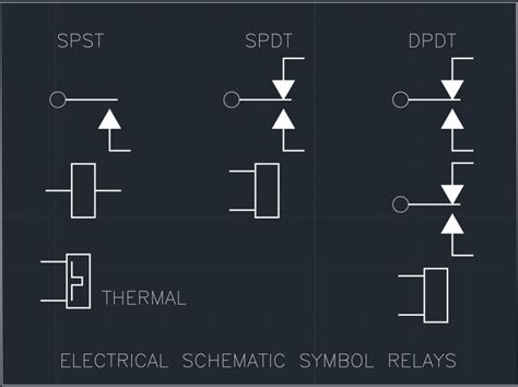 Relay Schematic Symbols