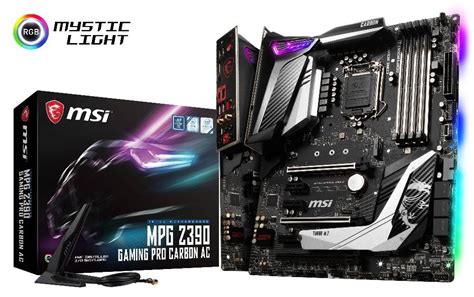 MSI MPG Z390 Gaming Pro Carbon AC Intel Z390 Coffee Lake LGA1151 ATX ...