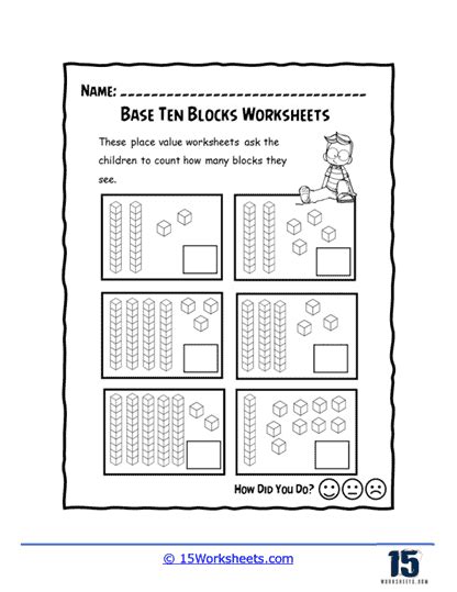 Base Ten Blocks Worksheets - 15 Worksheets.com