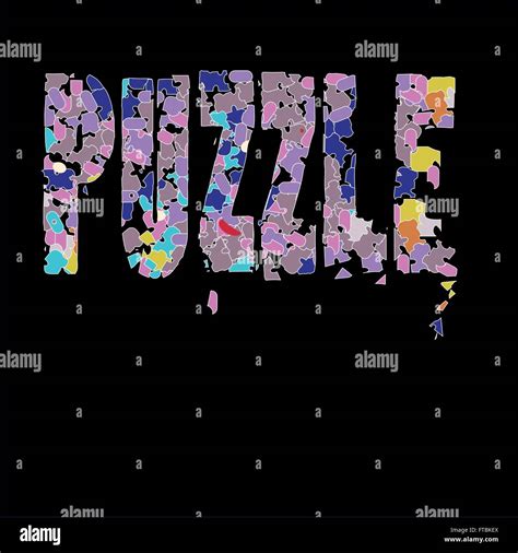 Puzzle Pieces Background Stock Vector Image & Art - Alamy