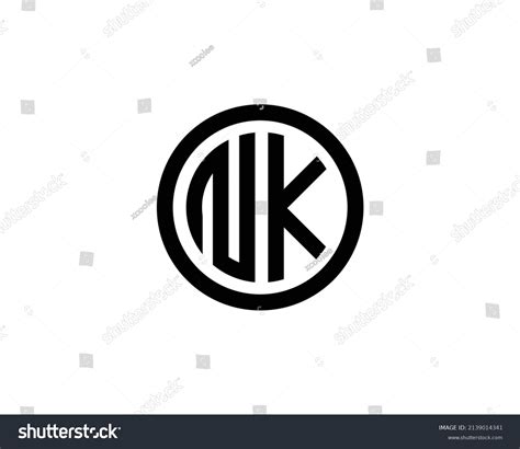 Nk Logo Design Vector Template Stock Vector (Royalty Free) 2139014341 ...