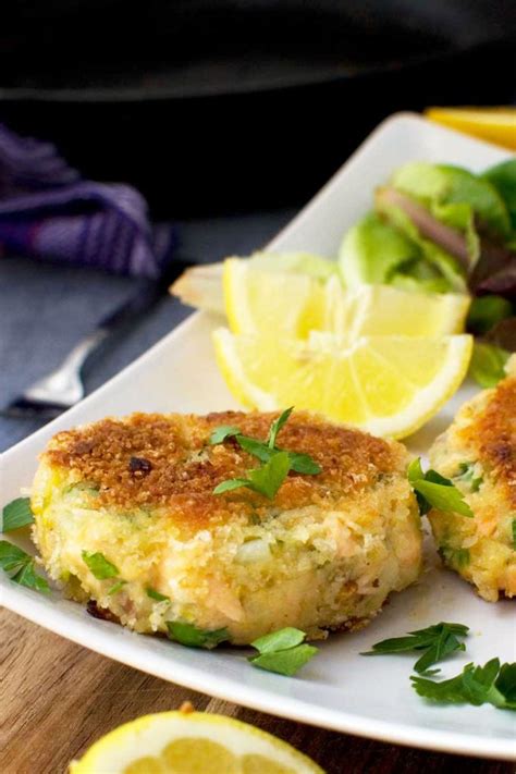 Basic Crispy Salmon Fish Cakes - Scrummy Lane