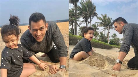 Watch: MS Dhoni Reminisces Childhood Beach Days With Daughter Ziva