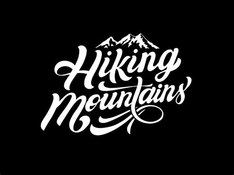 Hiking Mountains by Filip Cerchia on Dribbble