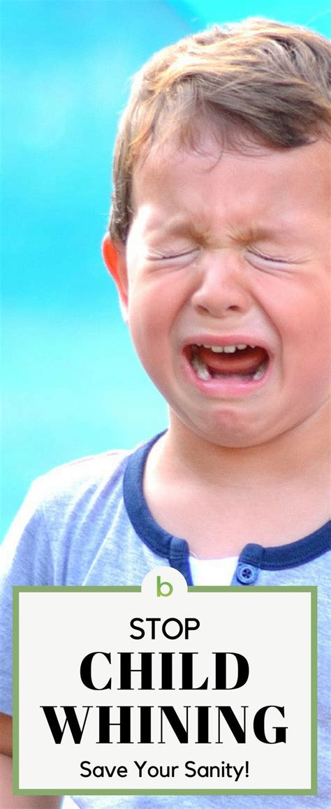 How To Stop Whining Kids And Save Your Sanity - Beenke | Whining kids, Kids behavior, Tantrum kids