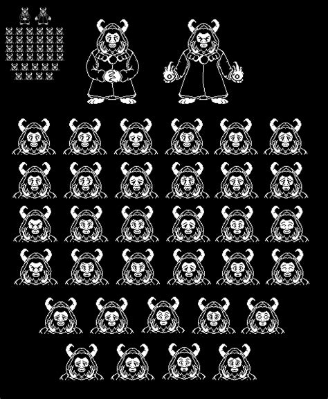 Inverted Fate Asgore Sprite by EllistandarBros on DeviantArt