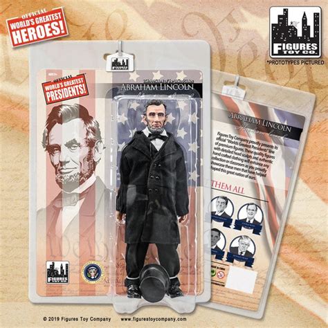 US Presidents 8 Inch Figures Series: Abraham Lincoln [Black Suit] - Figures Toy Company