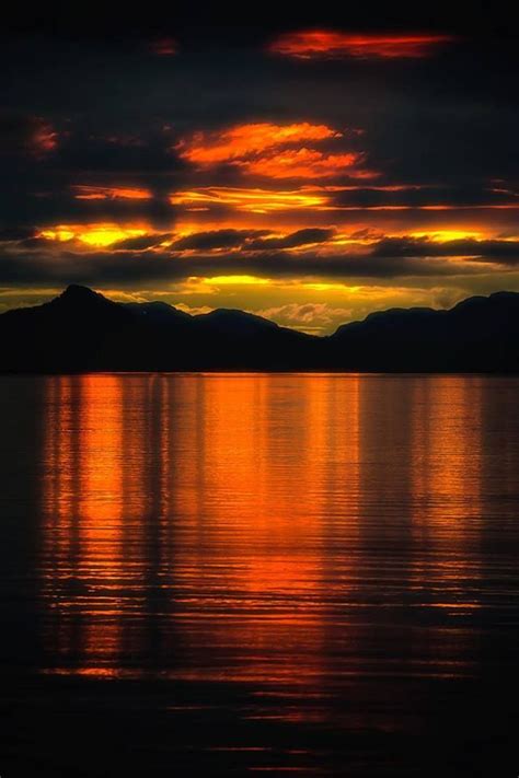 Alaska ~ Evening Glow | Beautiful sunset, Beautiful nature, Sunrise sunset